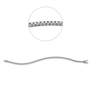 Tennisarmband  18kt Weißgold mit 1,00ct Diamanten