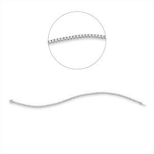 Tennisarmband 4er-Krappe 18kt Gelbgold / Weißgold with American Lock mit 2,05ct Diamanten
