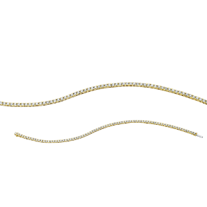 Tennisarmband 4er-Krappe 18kt Gelbgold mit 2,03ct Diamanten