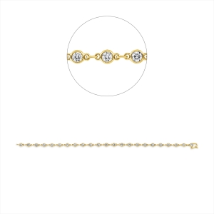 Armband 18 kt GG