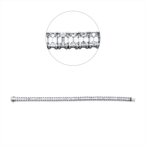 Armband 4er-Krappe 18 kt WG