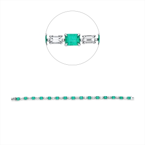 Armband 18 kt WG