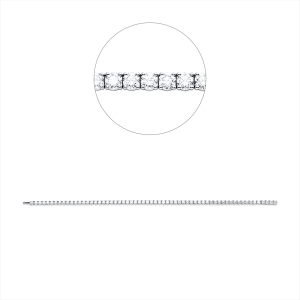Tennisarmband 4er-Krappe 18kt Gelbgold Petrovic mit 4,49ct Diamanten