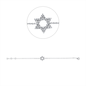 Armband 18 kt GG Stern