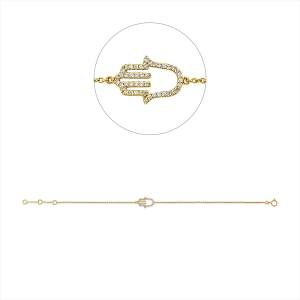 Armband 18 kt GG Hand