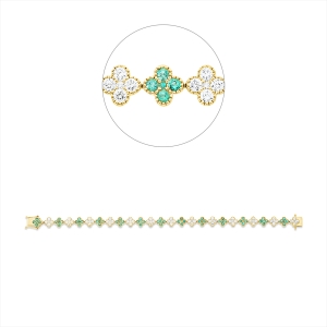 Armband 18 kt GG