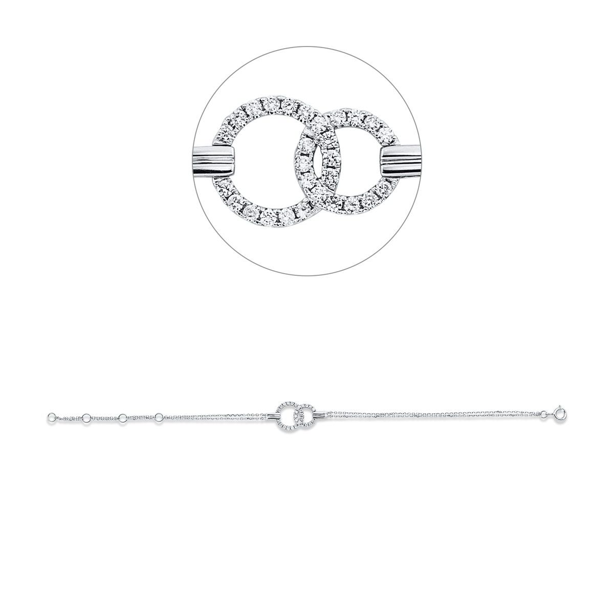 Armband 18 kt GG