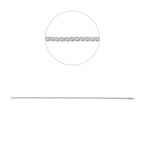 Armband 18 kt WG