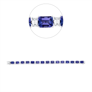 Armband 950 Pt WG+P950