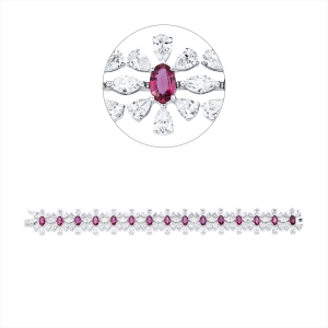 Armband 18 kt WG