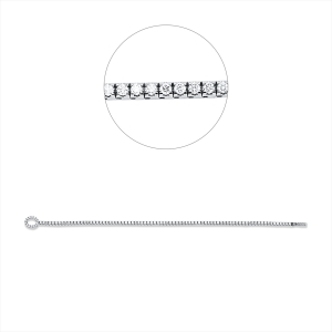 Tennisarmband  18kt Gelbgold mit 1,87ct Diamanten