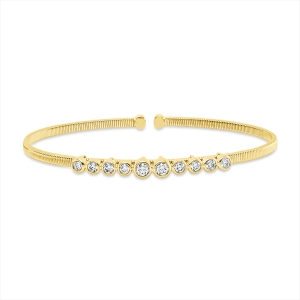 Armreif Zarge 14 kt GG