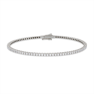 Tennisarmband  18kt Gelbgold Größe 16 mit 1,51ct Diamanten