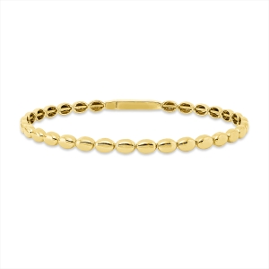 Armreif  14kt Gelbgold poliert mit 0,00ct Diamanten