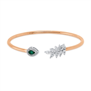 Armreif 18 kt RG+WG