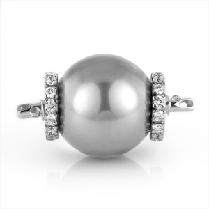 18kt Weißgold mit 0,46ct Diamanten