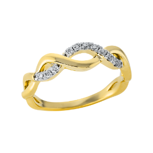 Ring 18 kt GG+WG
