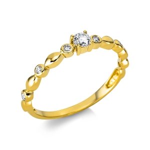Ring 4er-Krappe 14 kt GG