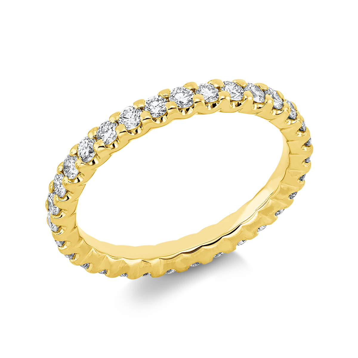 Infinity Memoire Ring  18kt Gelbgold mit 0,93ct Diamanten