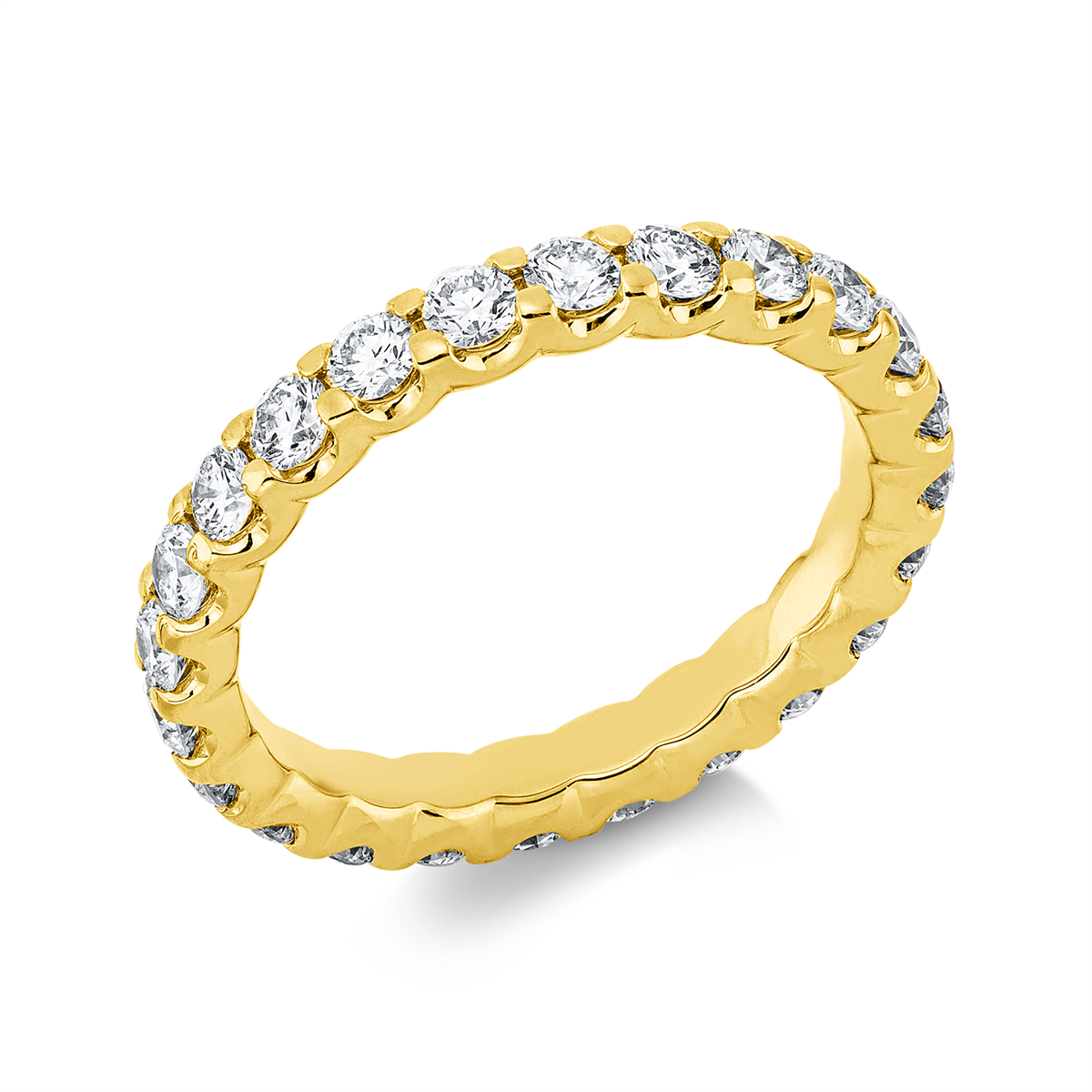 Infinity Memoire Ring  18kt Gelbgold mit 1,61ct Diamanten