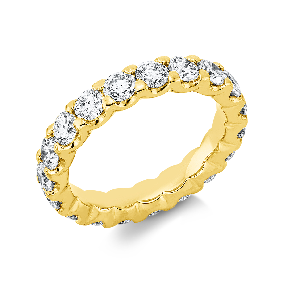 Infinity Memoire Ring  18kt Gelbgold mit 3,02ct Diamanten