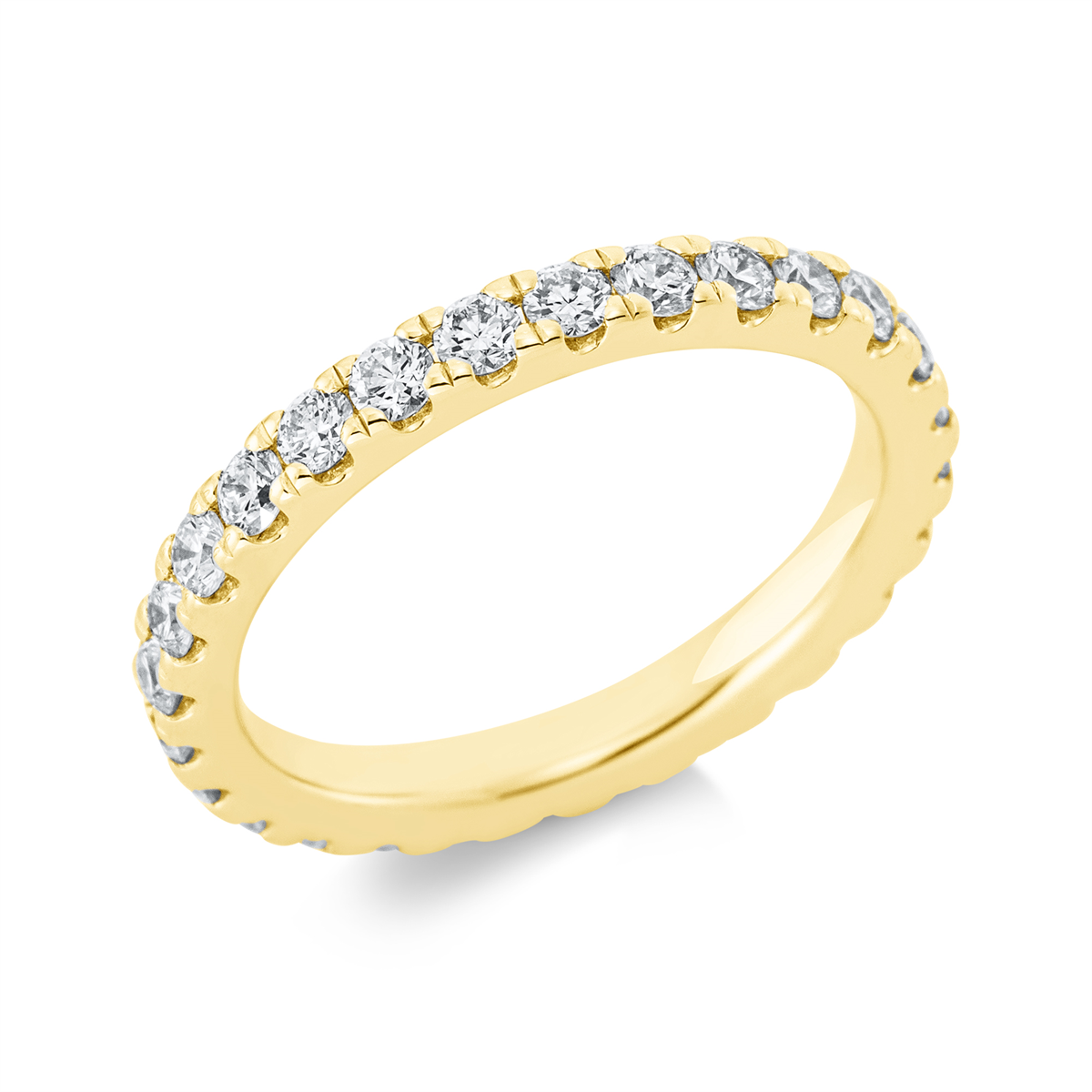 Infinity Memoire Ring  14kt Gelbgold mit 1,15ct Diamanten