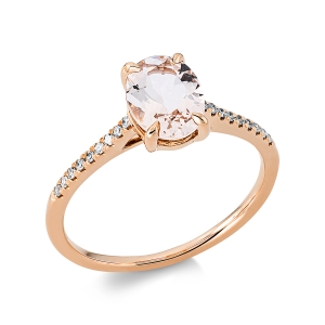 Ring 4er-Krappe 18 kt RG
