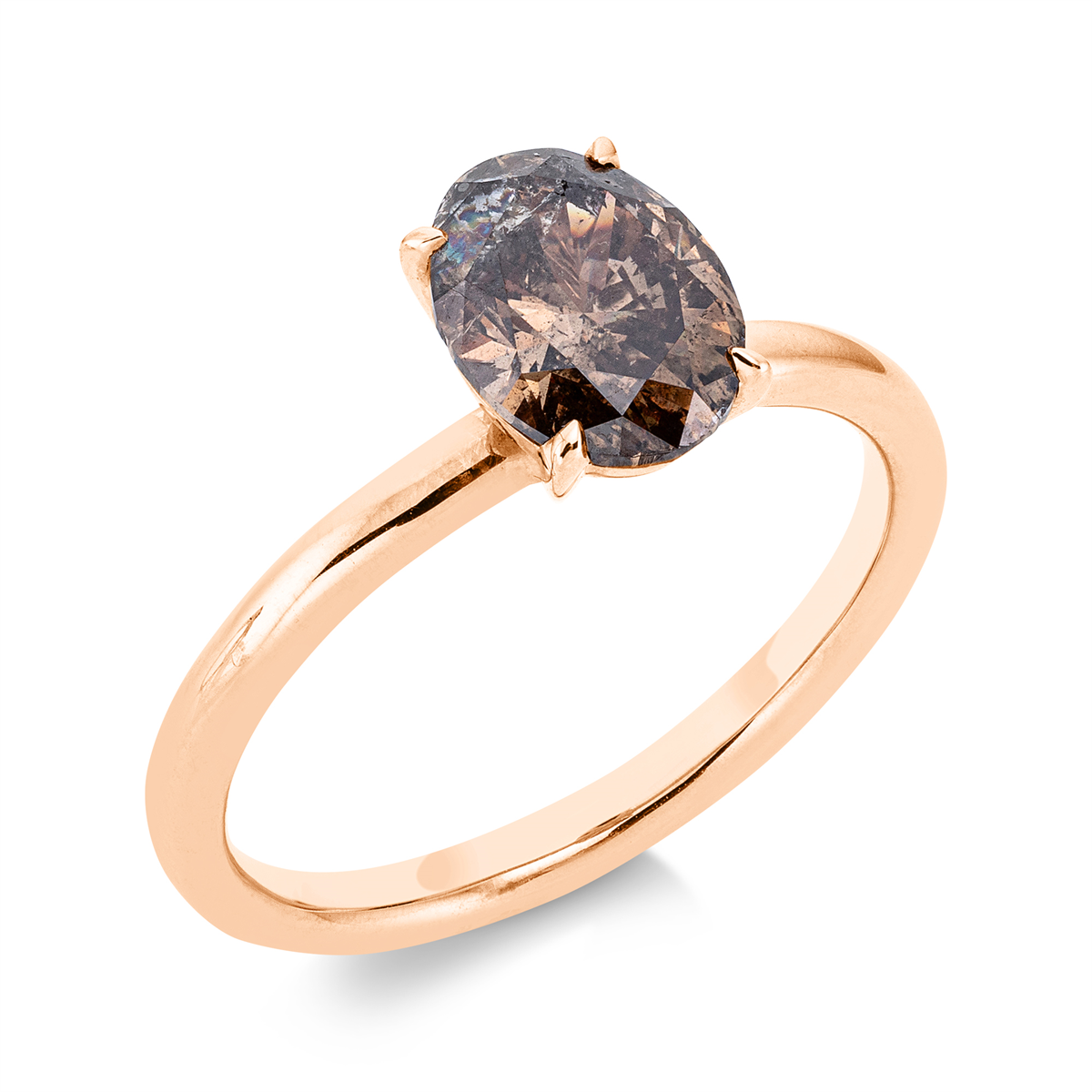 Ring 4er-Krappe 14 kt RG, IGI 23J8409021