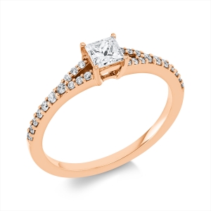 Ring 4er-Krappe 18 kt RG