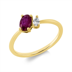 Ring 18 kt GG