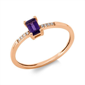 Ring 4er-Krappe 18 kt RG