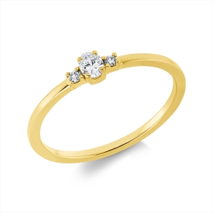 Ring 4er-Krappe 18 kt GG