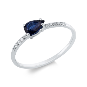 Ring 4er-Krappe 18 kt WG