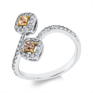 Ring 18 kt WG+GG