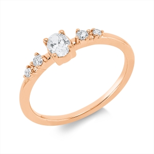 Ring 4er-Krappe 18 kt RG