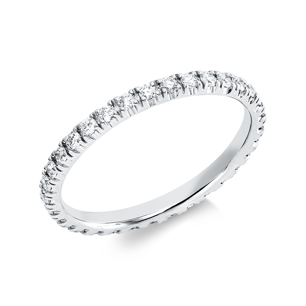Infinity Memoire Ring  18kt Weißgold mit 0,48ct Diamanten