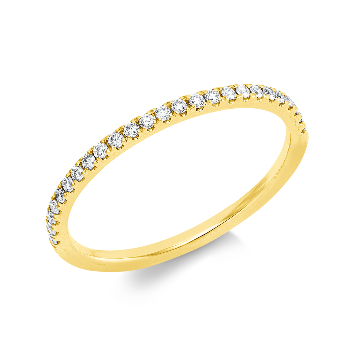 Infinity Memoire Ring  18kt Gelbgold mit 0,15ct Diamanten