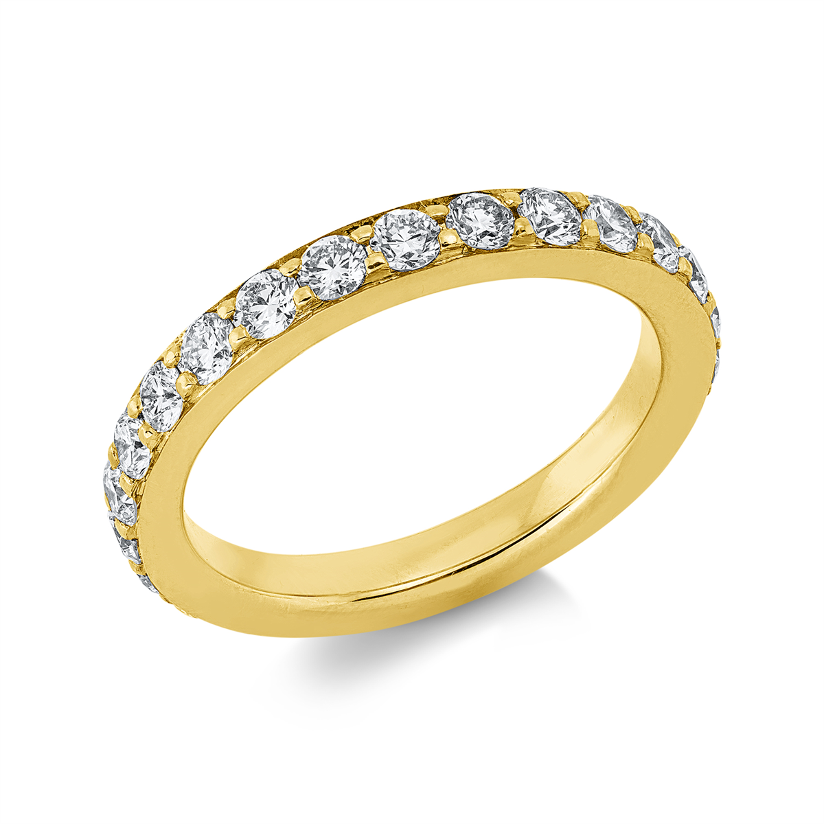 Infinity Memoire Ring  18kt Gelbgold mit 1,51ct Diamanten