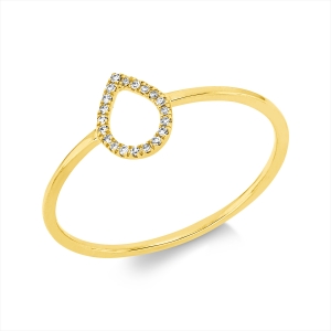 Ring 18 kt GG Tropfen
