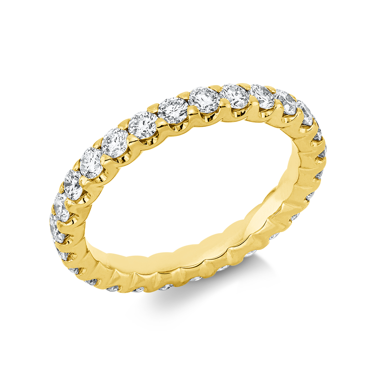 Infinity Memoire Ring  18kt Gelbgold mit 1,41ct Diamanten