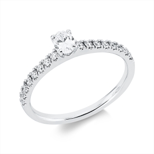 Ring 4er-Krappe 18 kt WG