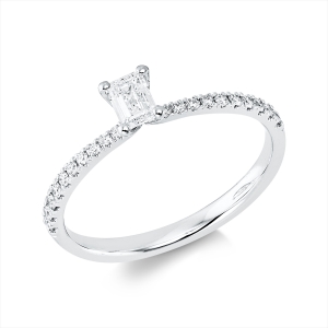 Ring 4er-Krappe 18 kt WG