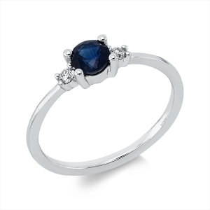 Ring 4er-Krappe 18 kt WG