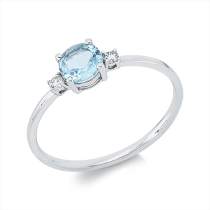Ring 4er-Krappe 18 kt WG
