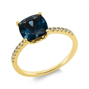 Ring 4er-Krappe 18 kt GG
