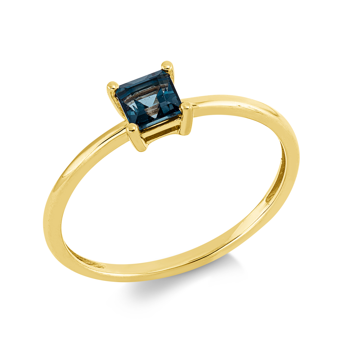 Ring 4er-Krappe 18 kt GG