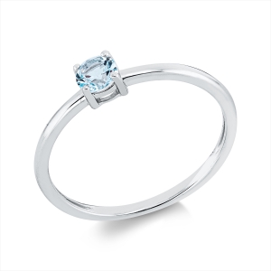 Ring 4er-Krappe 18 kt WG