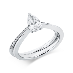 Ring 3er-Krappe 18 kt WG