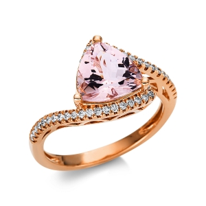 Ring 3er-Krappe 14 kt RG