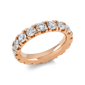 Infinity Memoire Ring  18kt Rotgold mit 3,76ct Diamanten